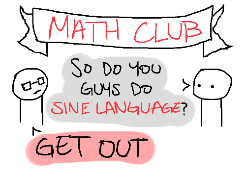math pun sine language