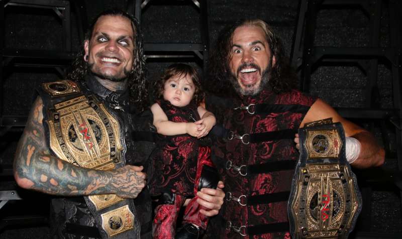 Image result for broken hardy's tna and roh tag champs