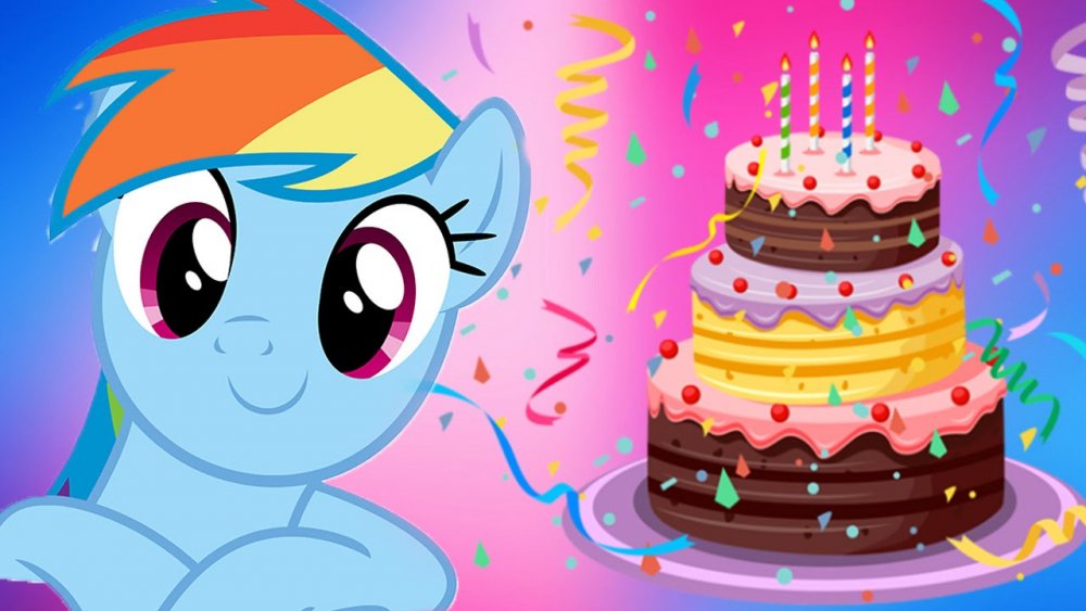 Image result for mlp birthday rainbow dash