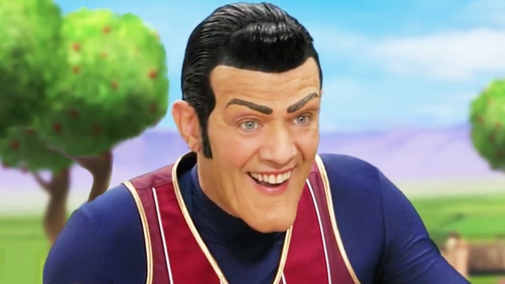 Stefan Karl Stefansson as LazyTown's Robbie Rotten