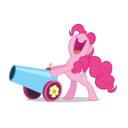 Image result for mlp party cannon gif
