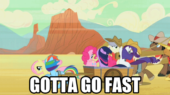 Image result for mlp gotta go fast