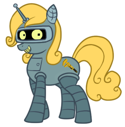 mlp___bender_pony_by_bearpuncher-d5640x6