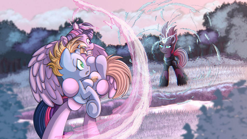 MLP | Commission: Tempest Attack by Anonsbelle