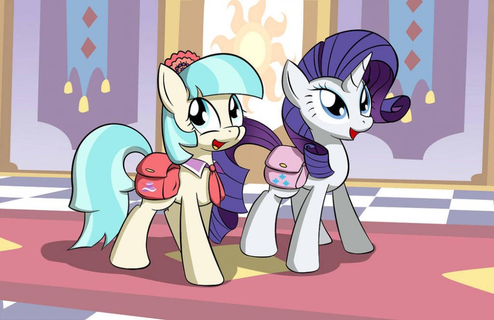 mlp___rarity_and_coco_pommel_by_firebran