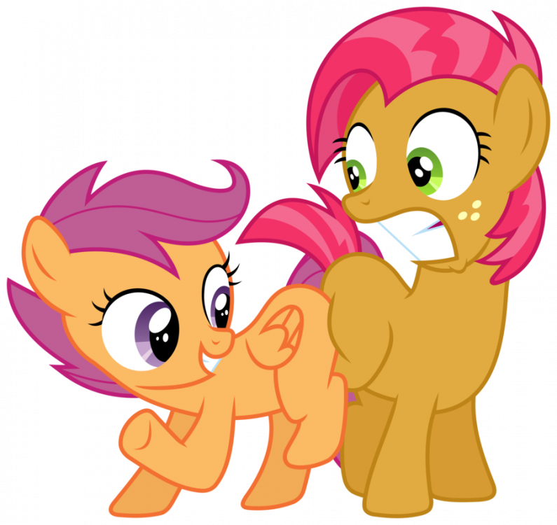 Image result for cutie mark crusaders flank bump