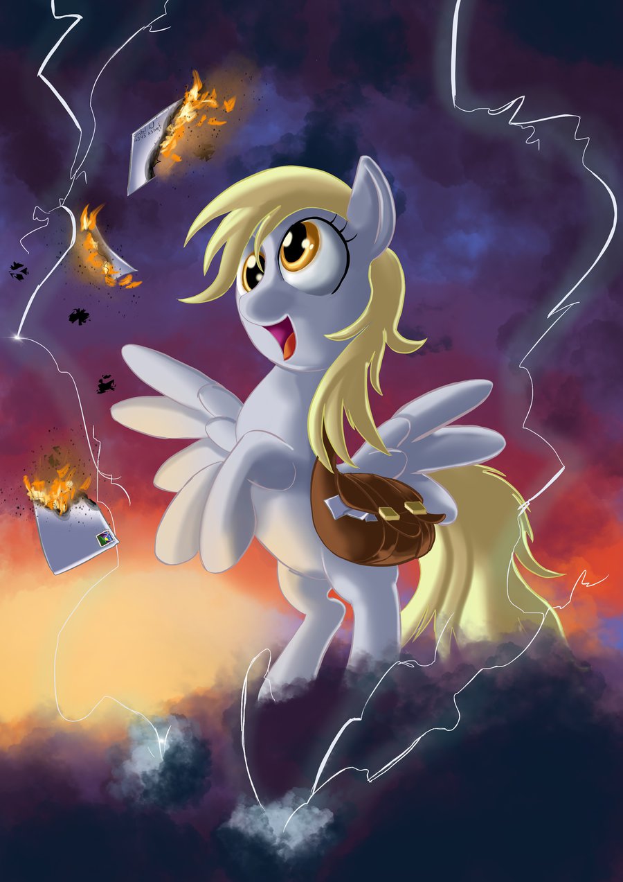 MLP Fan Art: Derpy hooves by SemajZ