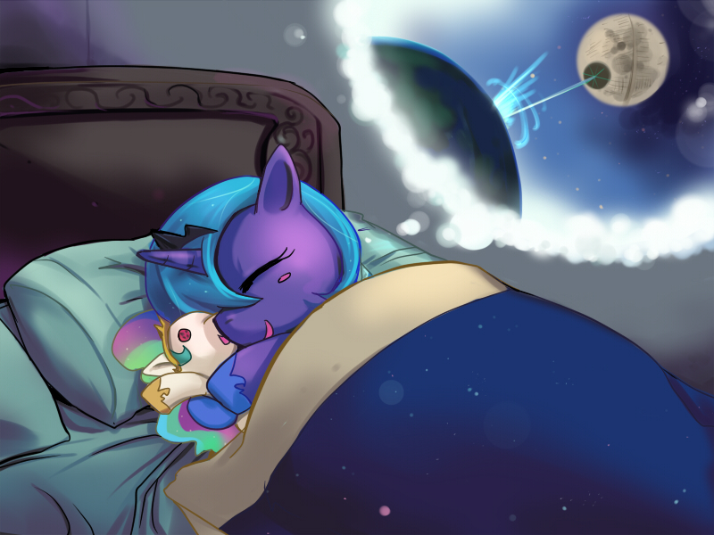 MLP FIM : Luna's sweet dream by bakki