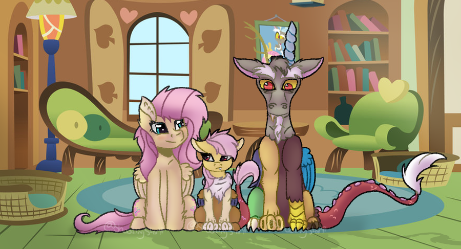 mlp_fluttercord_family_picture_by_shooti