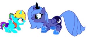 mlp_luna_and_filly_rae_rae_by_creativepo