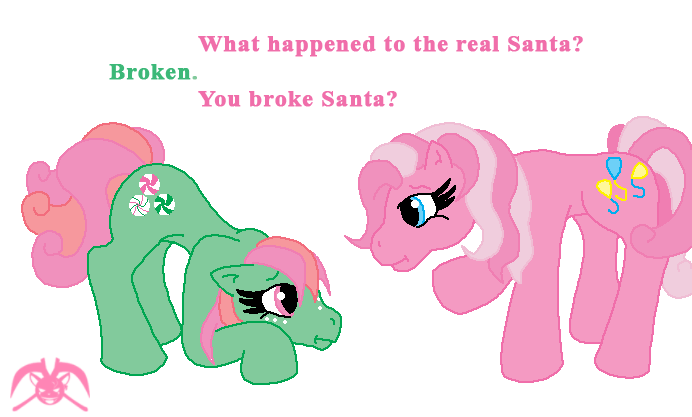 Image result for mlp minty art you broke santa