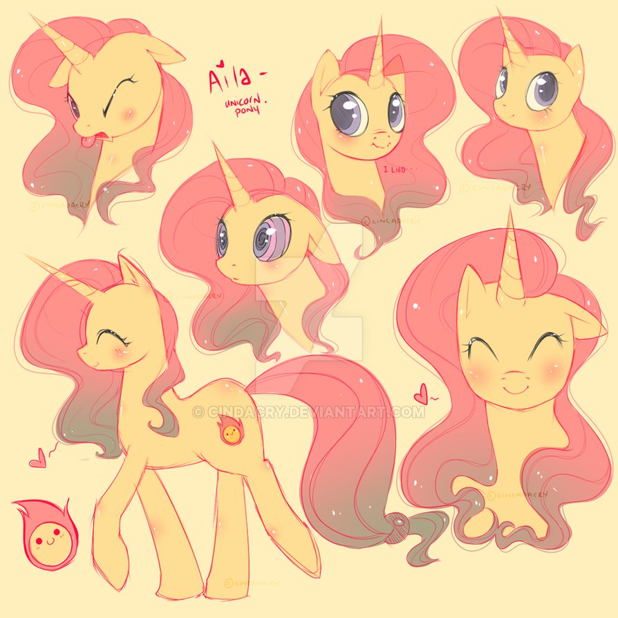 MLP OC Reference Sheet by Cindacry