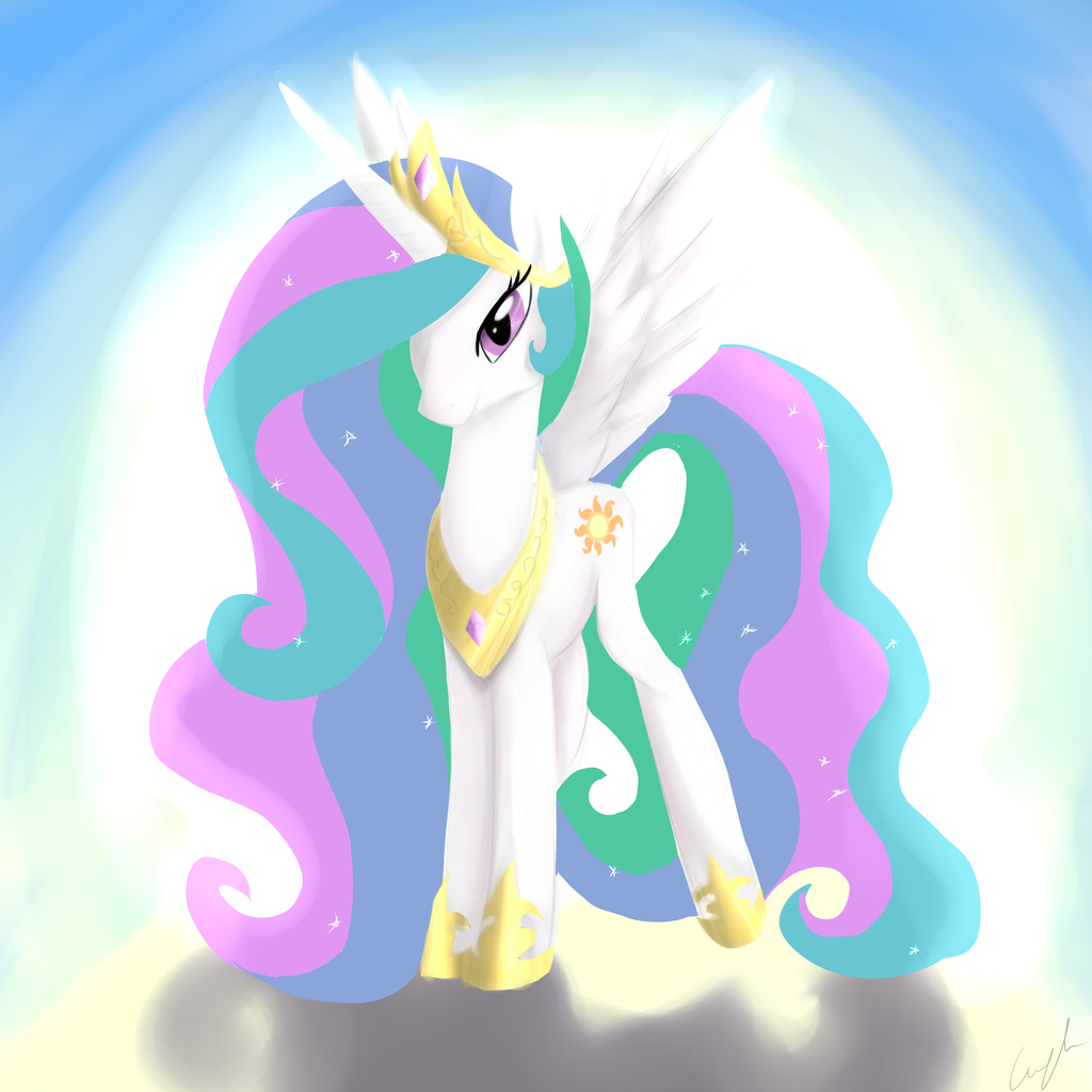 Image result for celestia mlp fan art