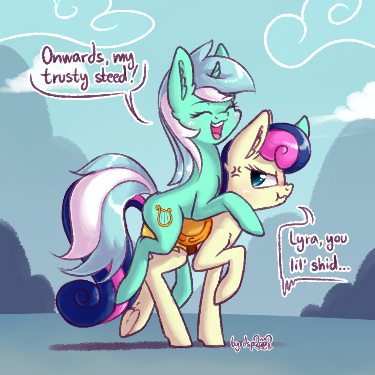 MLPFiM: Saddle up and ride your pony [Comic] by dsp2003