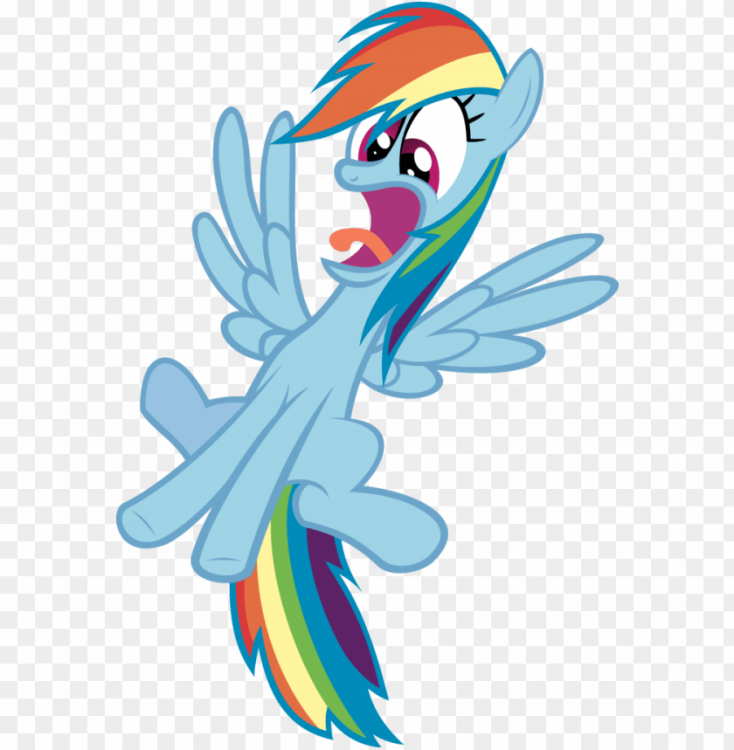 Image result for rainbow dash scared