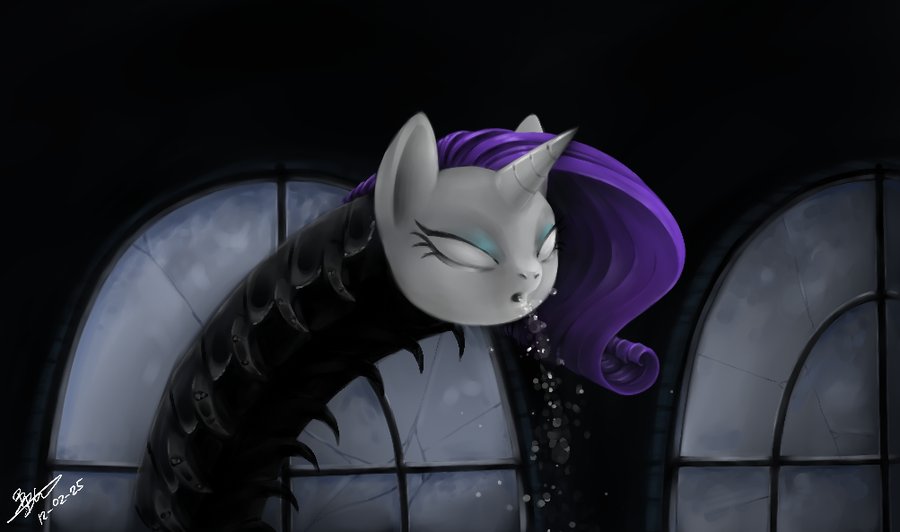 my_little_amnesia__rarity_by_madcookiefi