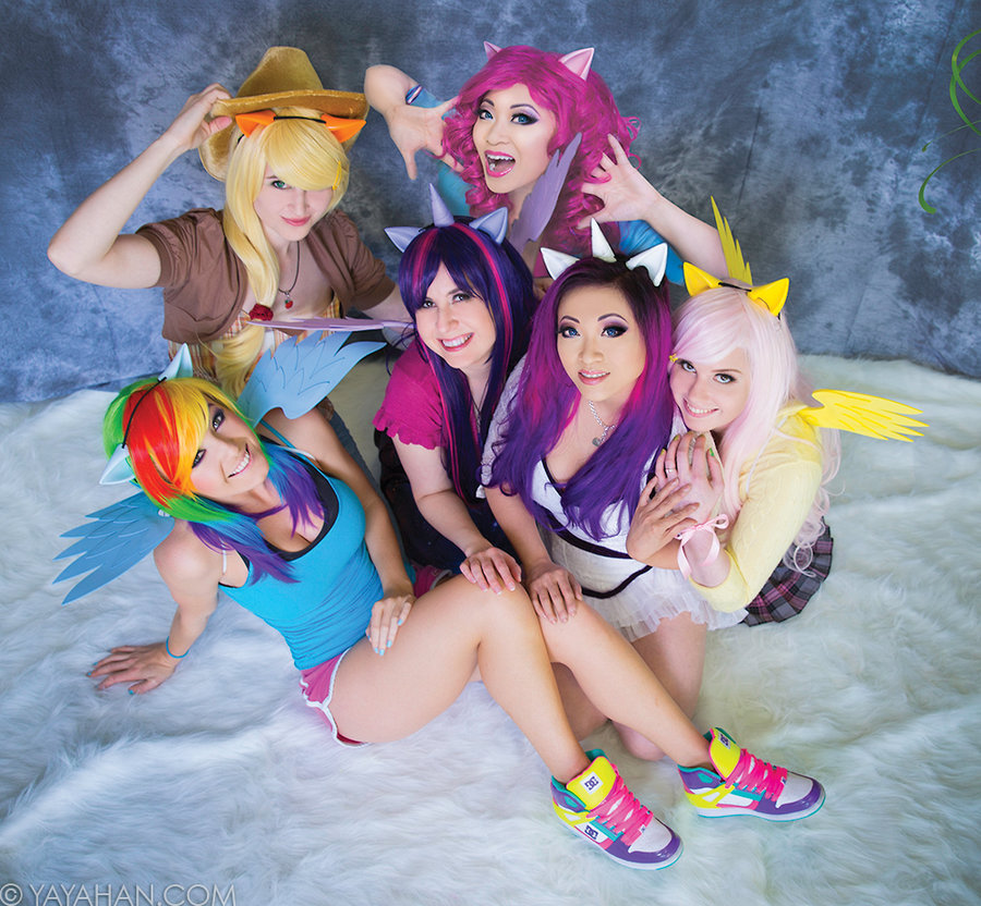 my_little_pony___mane_six_by_yayacosplay