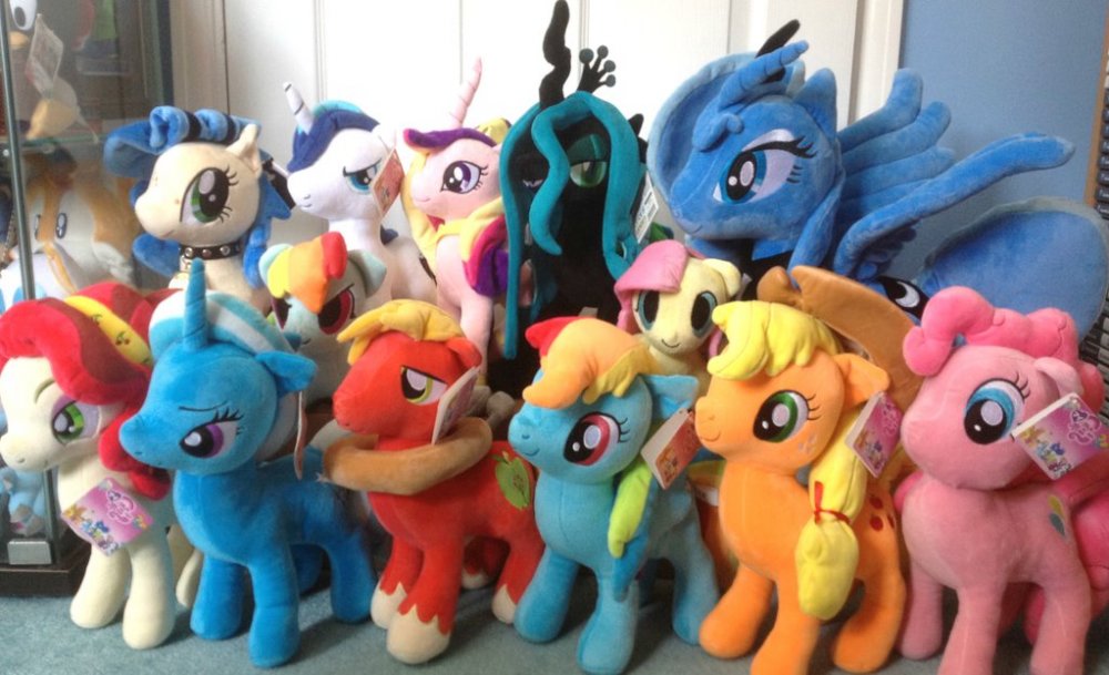 my_little_pony_plush_collection_by_mizuk