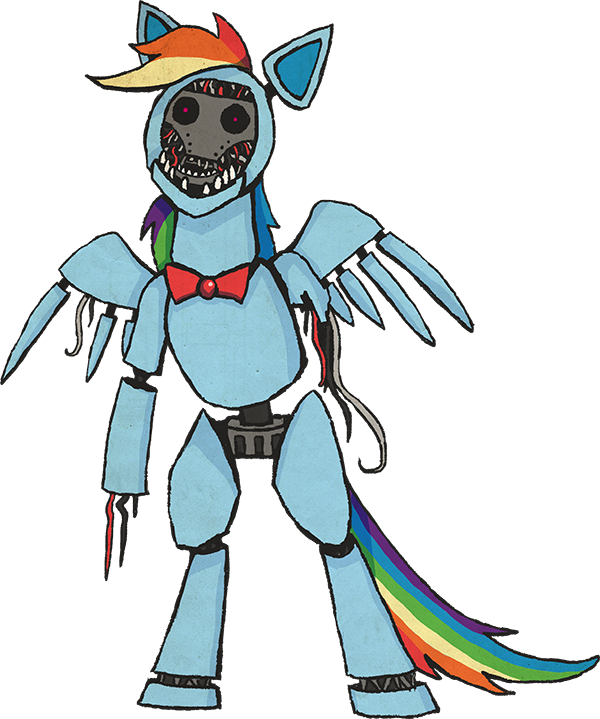 Image result for animatronic rainbow dash