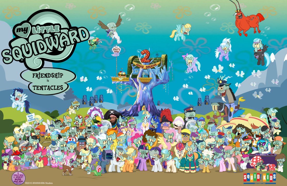 My Little Squidward: Season 4 Poster by PsychoDuck21