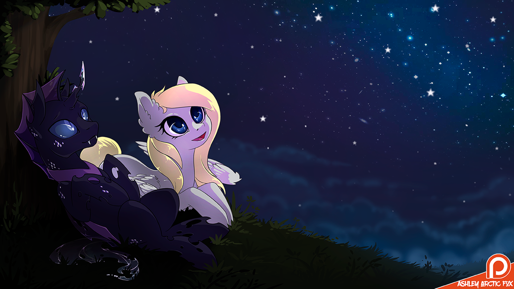Night sky by Ashley-Arctic-Fox