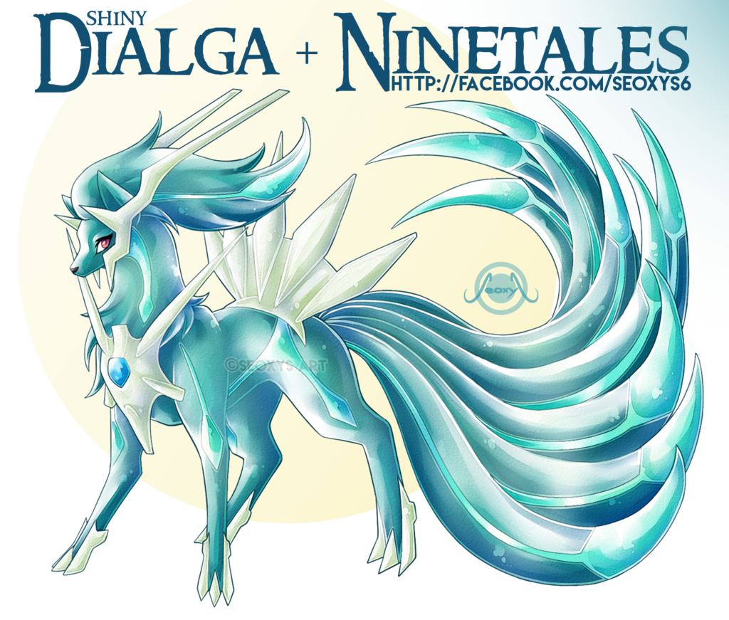 Ninetales X Shiny Dialga [closed] by Seoxys6