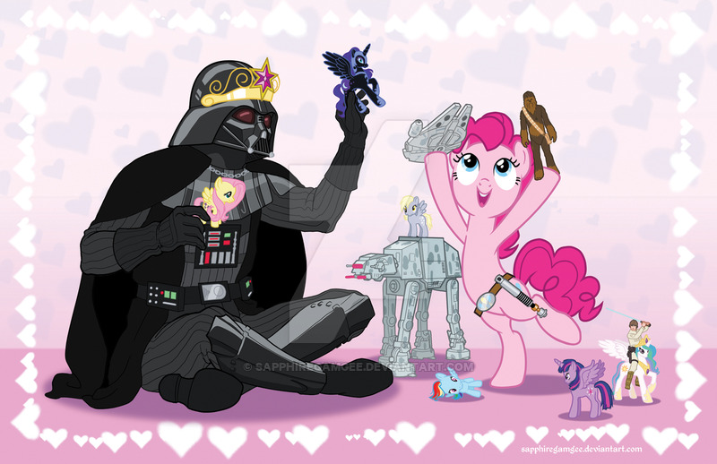 pinkie_and_vader_play_date_by_sapphirega