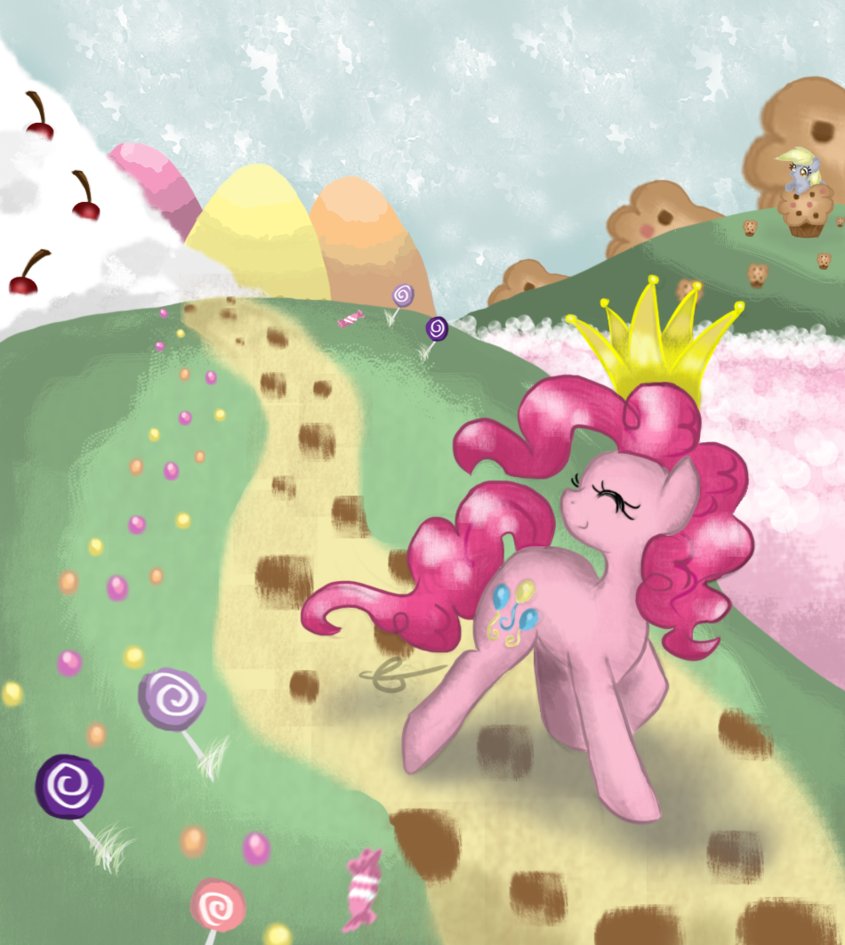 Pinkie Pie, the Queen of Candies by ChiuuChiuu