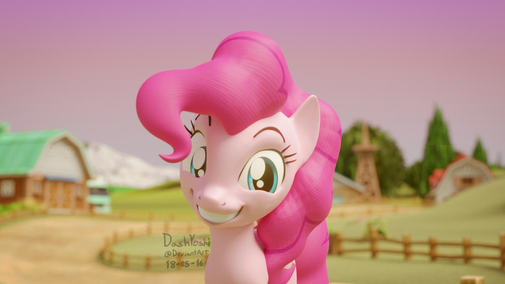 Pinkie Pie In The Moo Moo Meadows