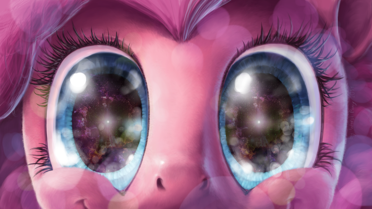 Pinkie Pie Stares by Hunternif