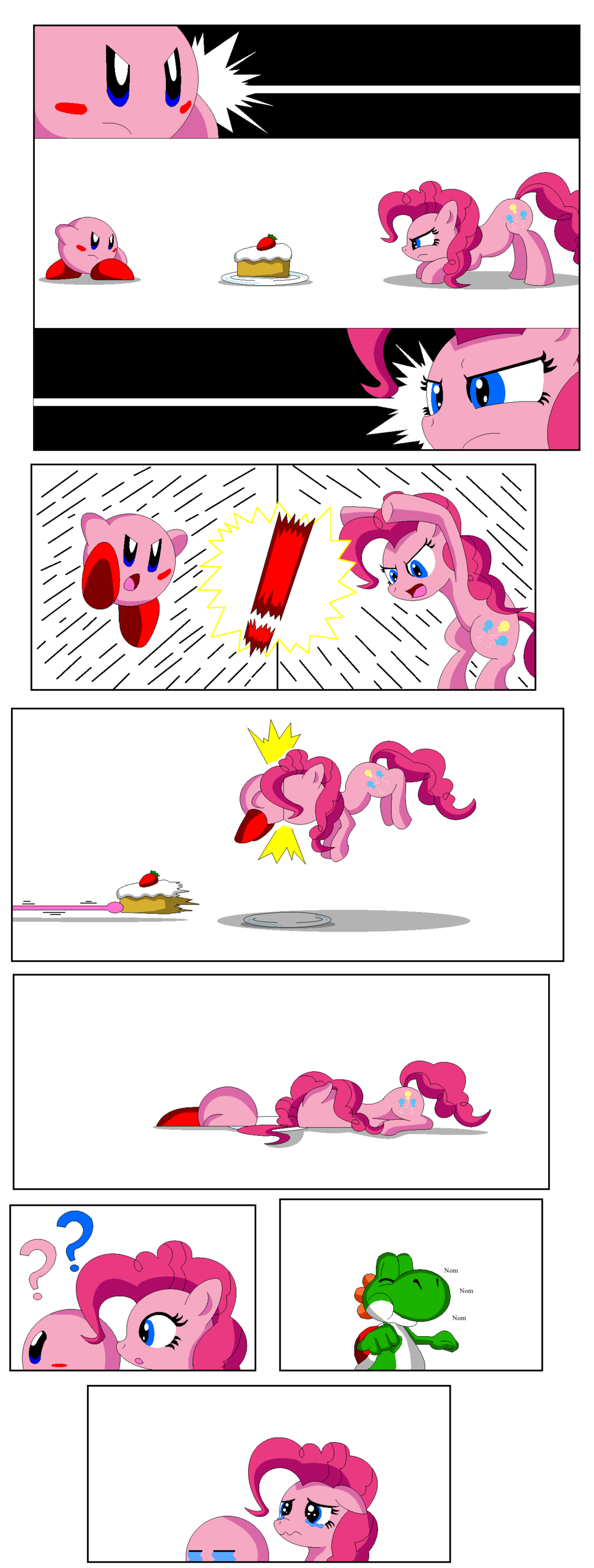 Pinkie Pie vs Kirby by Koopa-Master