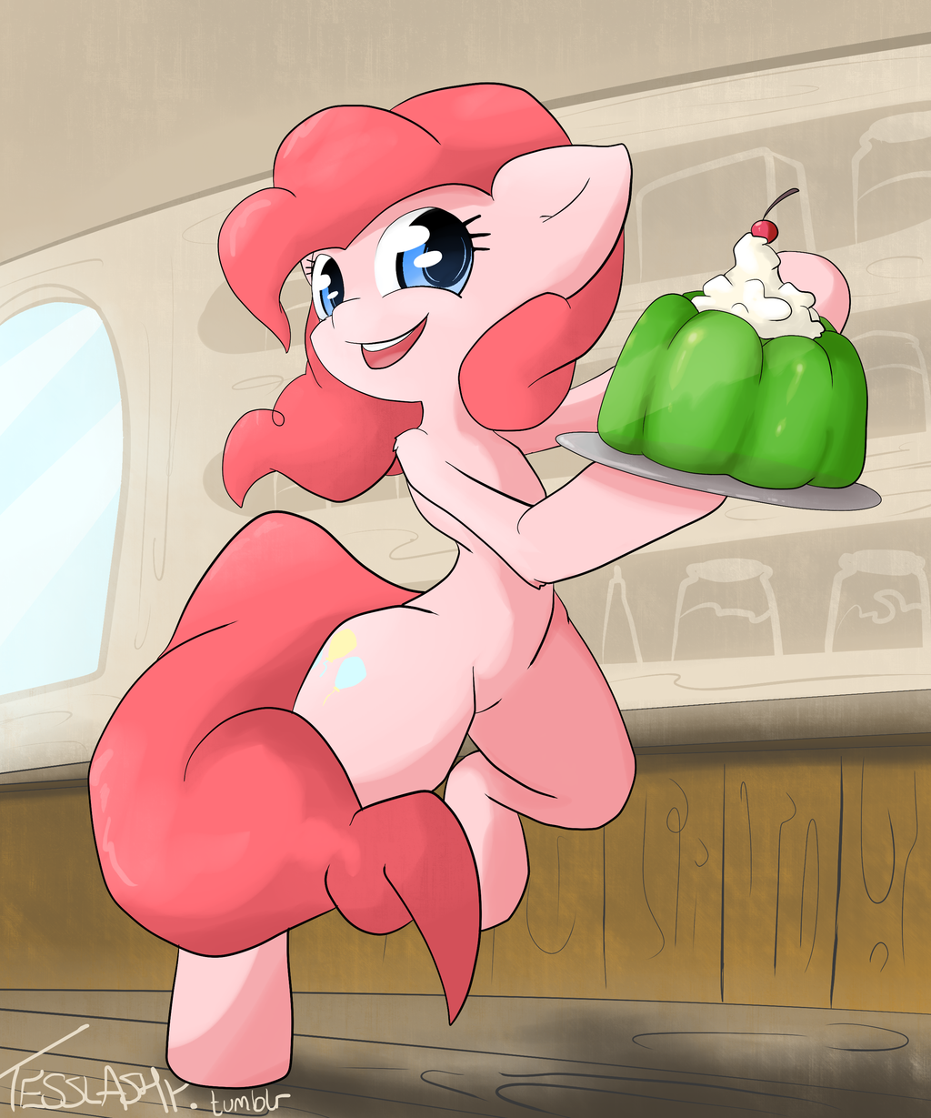 pinkie_pie_with_a_plate_of_jelly_by_tess