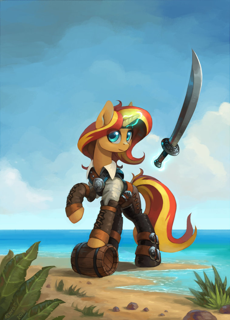 Pirate Sunset by Asimos