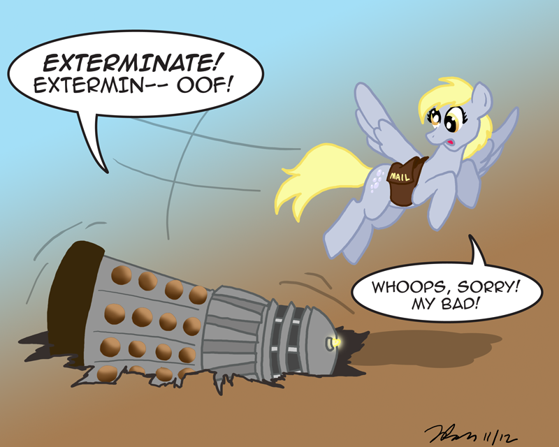 Ponies vs. Daleks, Season Two -- Derpy by the-gneech