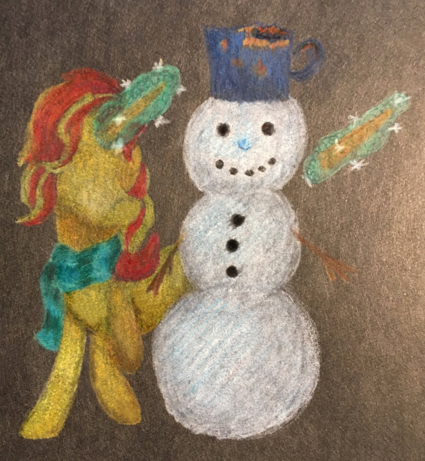 Pony Advent Calendar 10# Snowman by Pony-from-Everfree