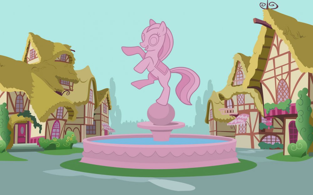 Image result for ponyville statue