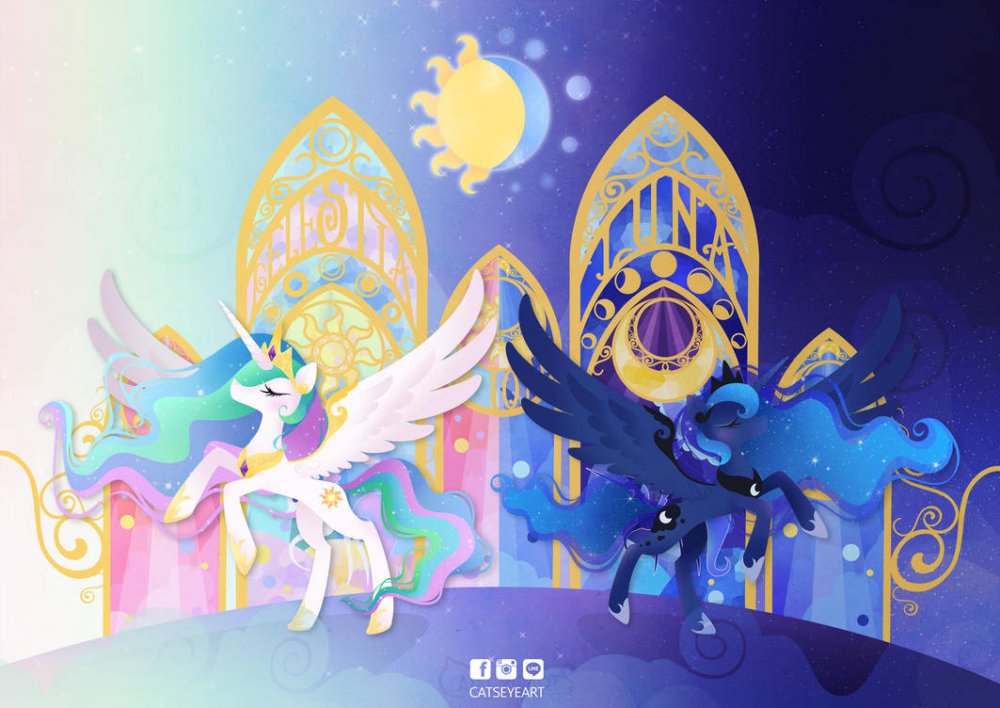 princess_celestia_and_princess_luna_by_c