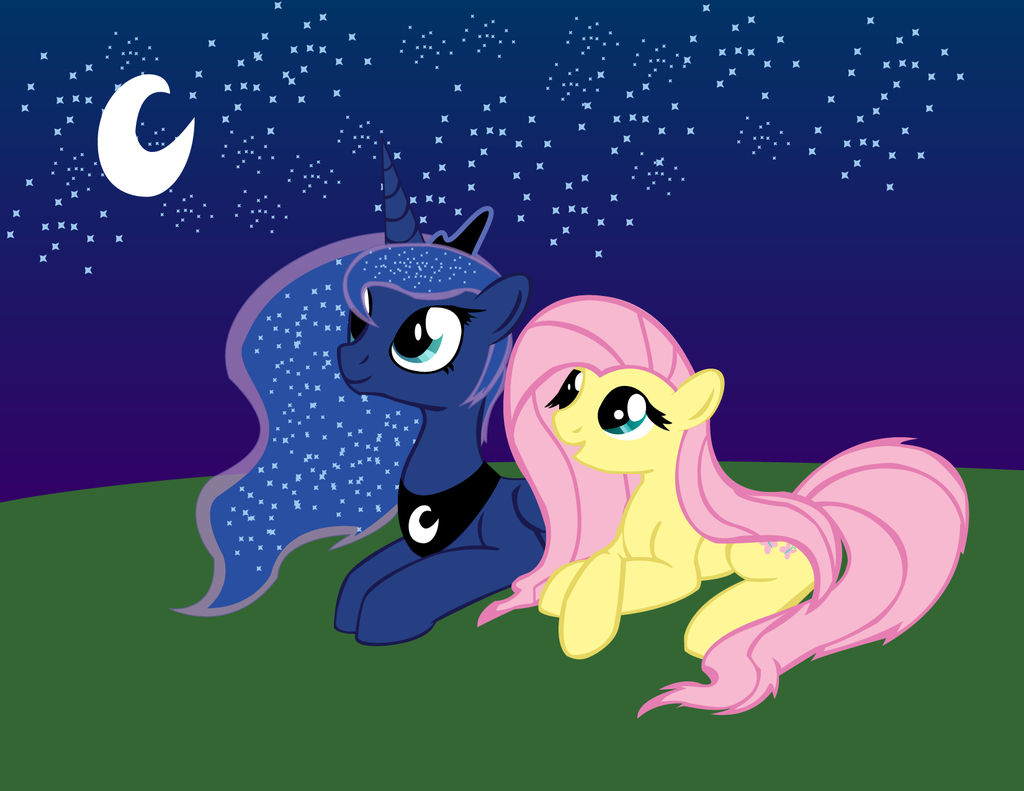 princess_luna_and_fluttershy_by_artstude