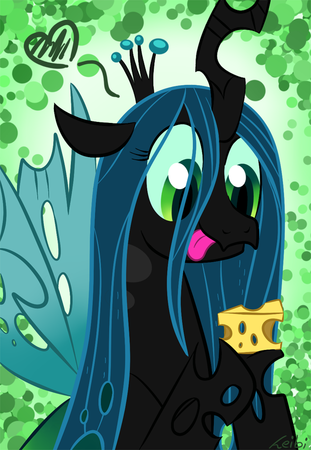 queen_chrysalis_loves_cheese_by_leibi97-