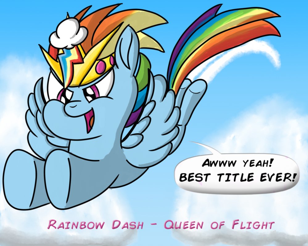 Rainbow Dash- the Queen of Flight