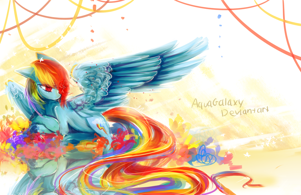 Rainbow Dash by AquaGalaxy