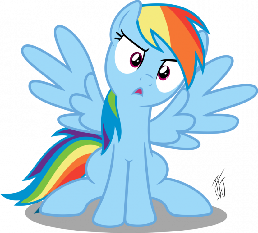 Image result for rainbow dash confused