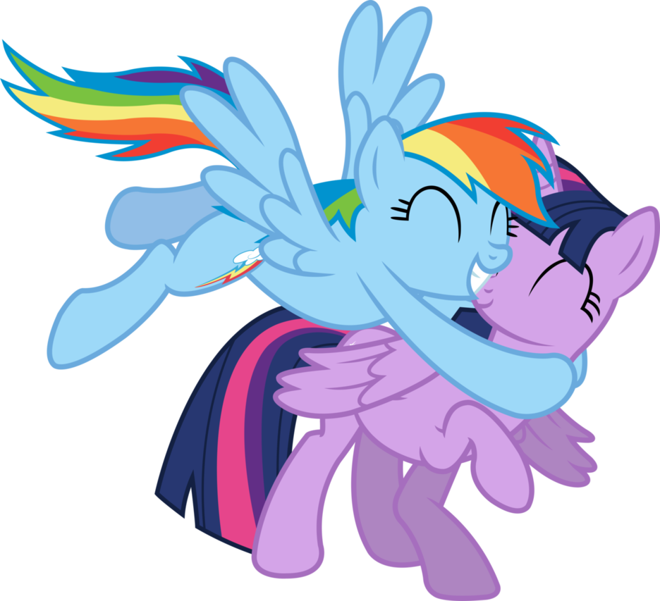 Rainbow Likes Alicorn Twilight by birthofthepheonix