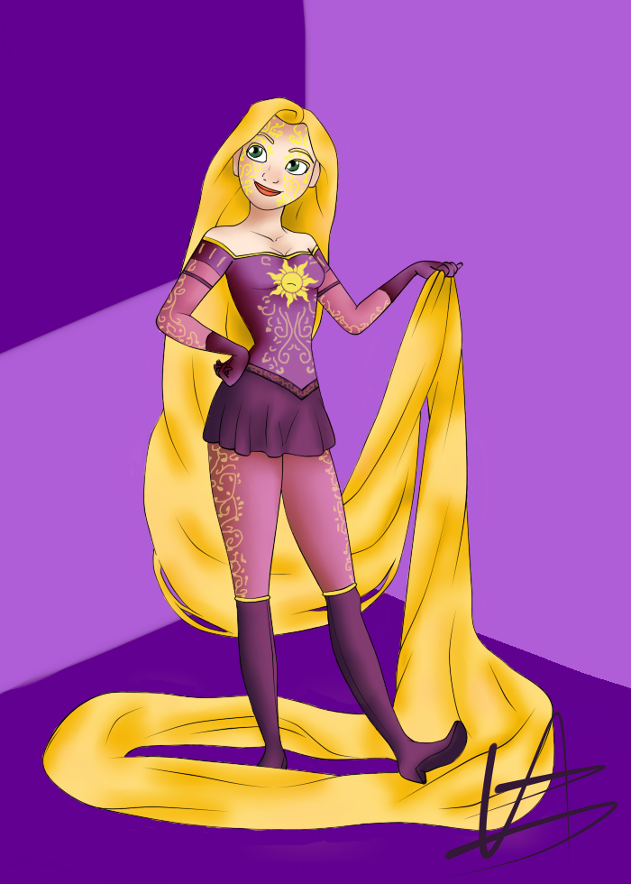 Rapunzel Superheroe/Superhero by YoKoChi150