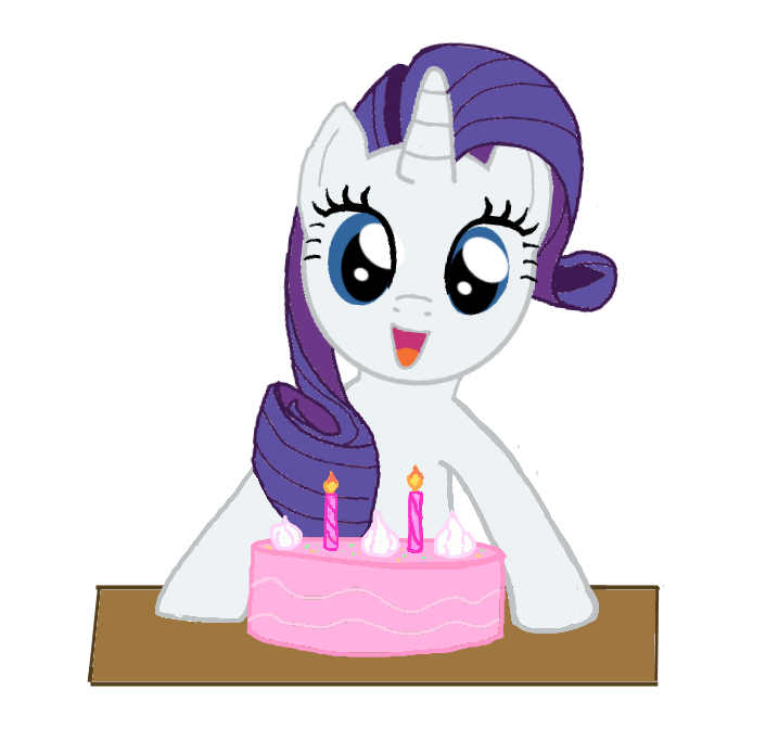 Rarity Birthday by SwarmPie
