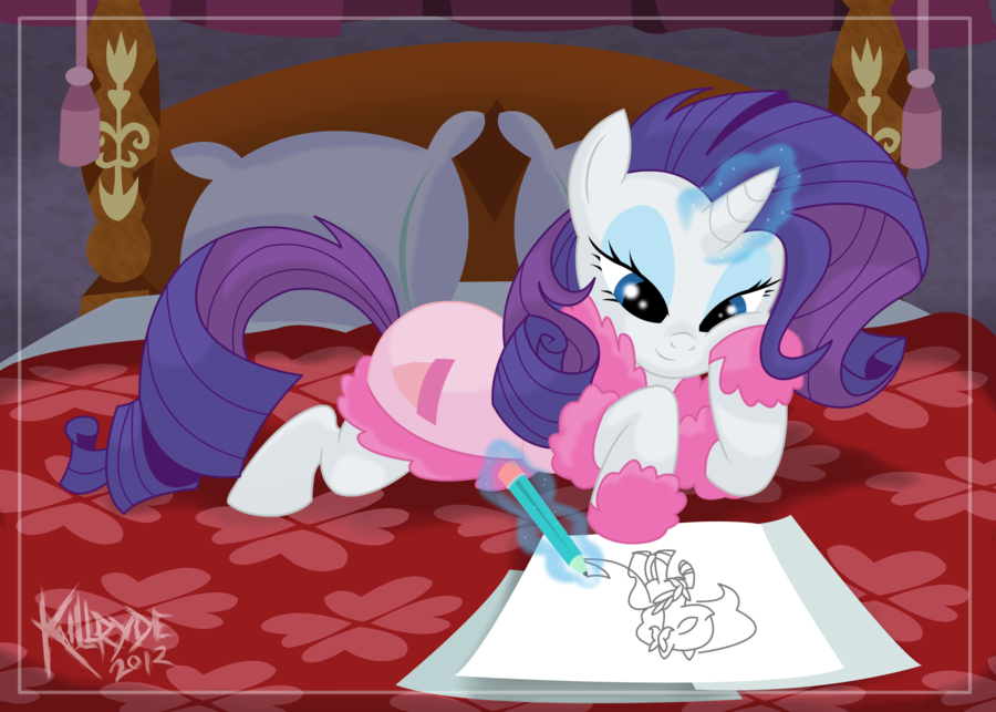 Image result for mlp rarity lying down fanart