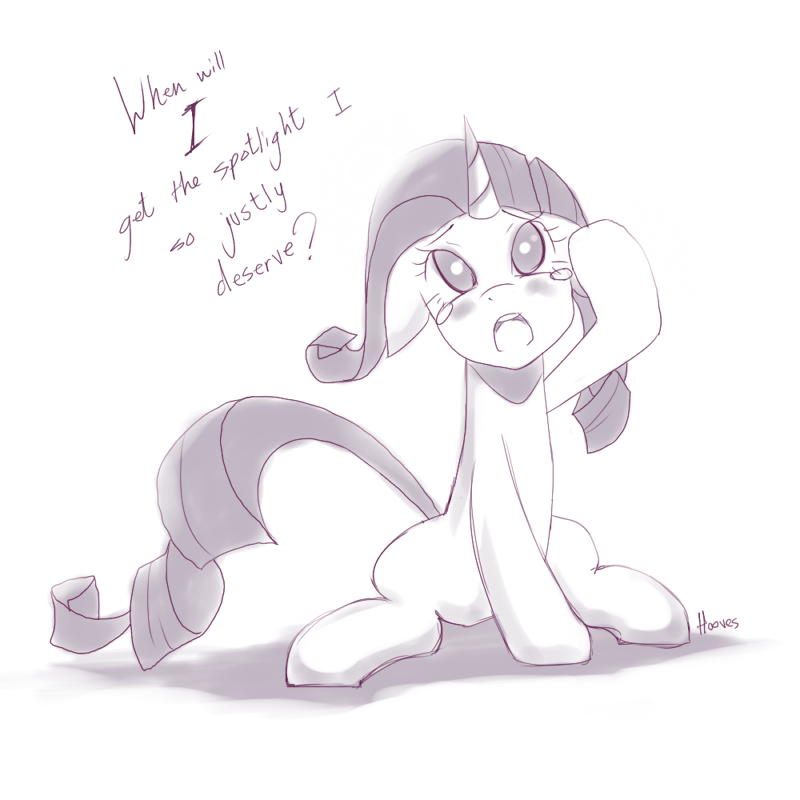 rarity_doodle_by_derpiihooves-d4wly7v.pn