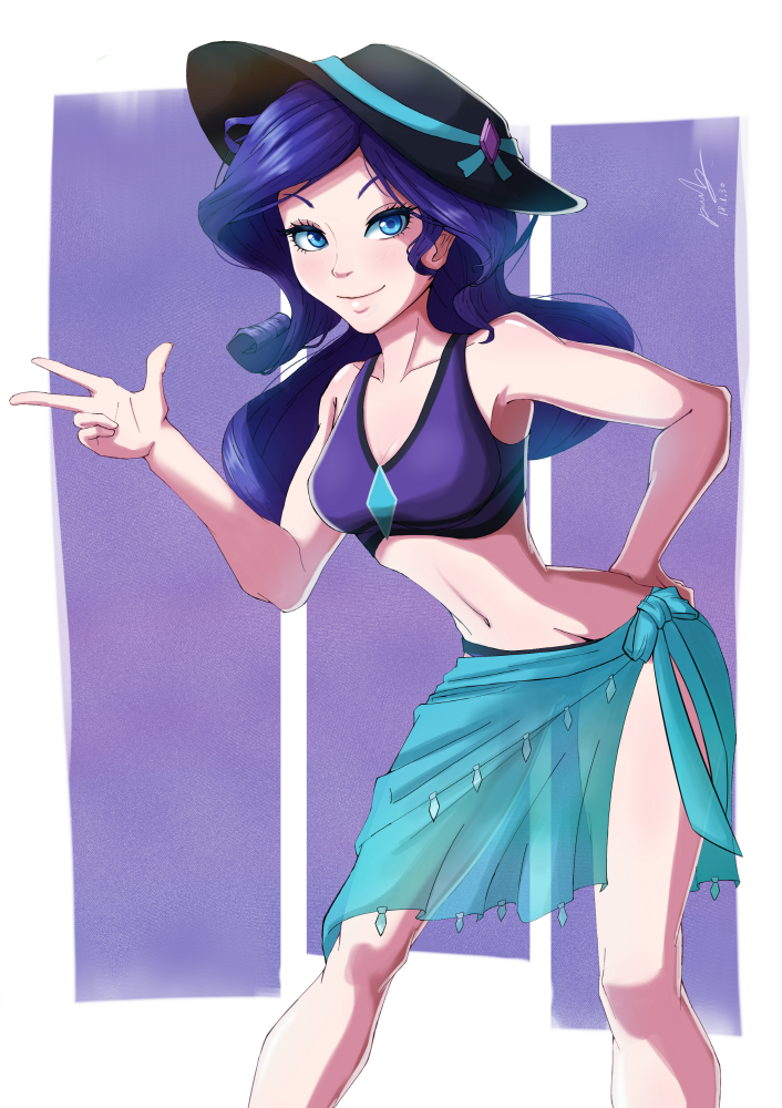 Rarity in swimsuit