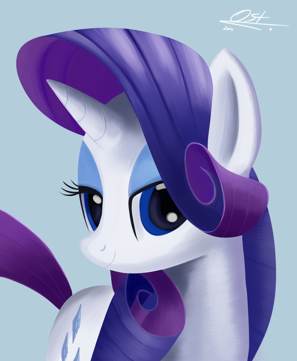 Rarity portrait by Warfost