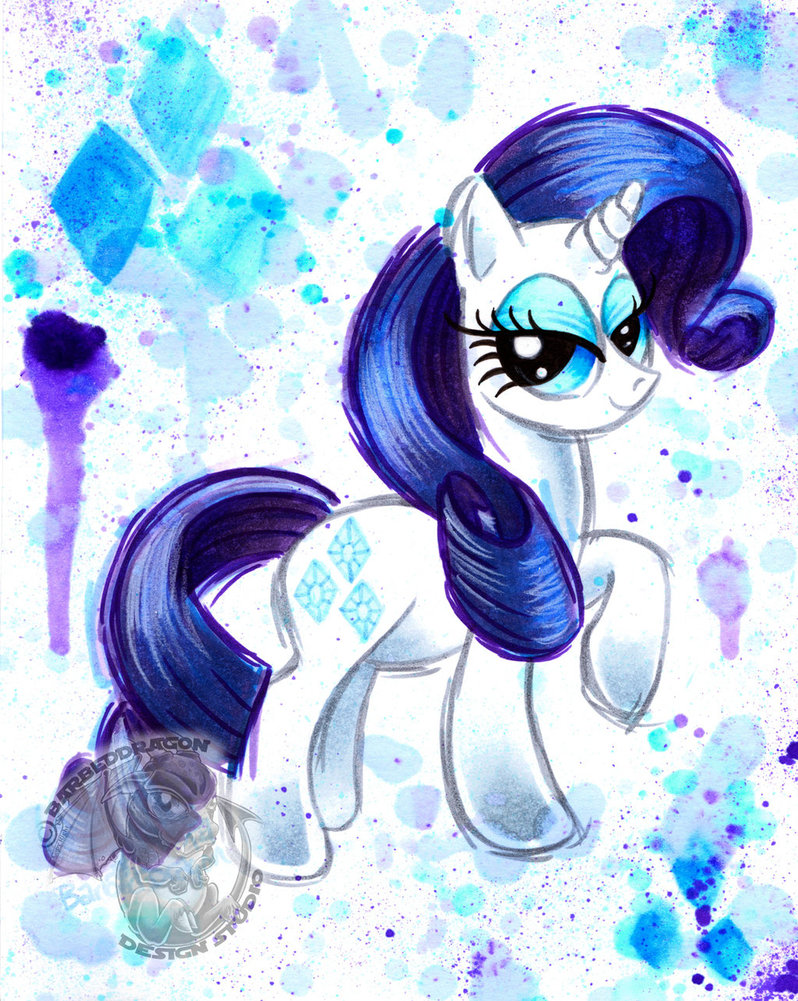 rarity_watercolor_g4_by_barbeddragon-d82
